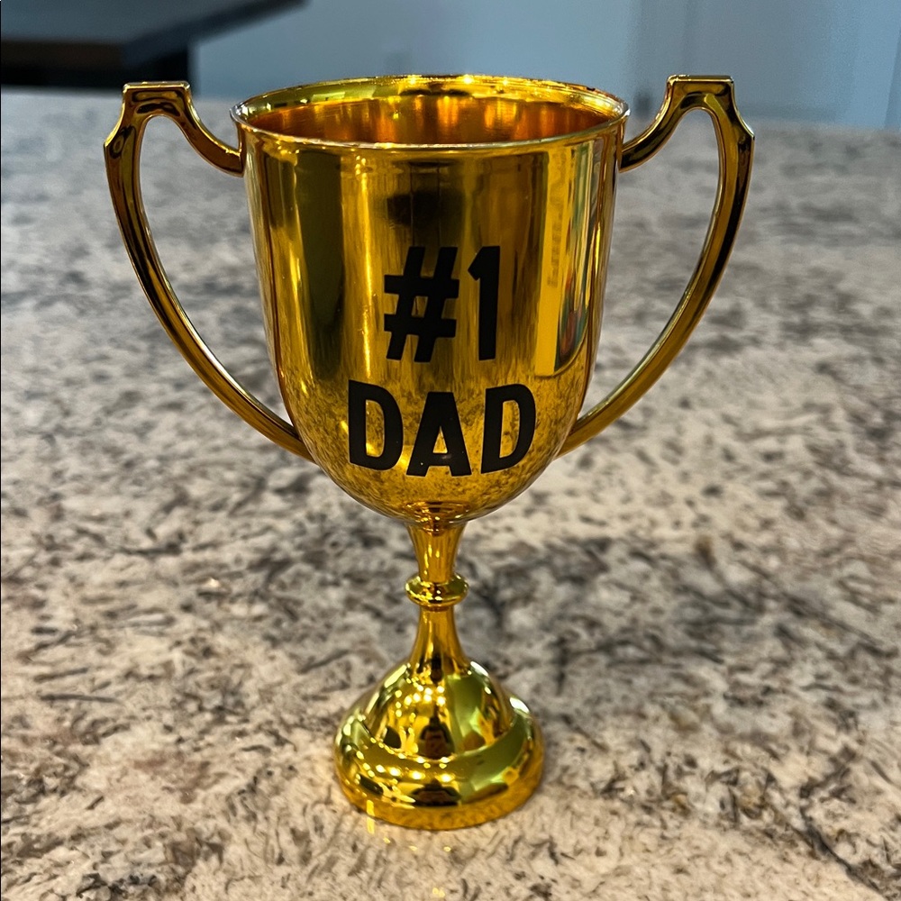 Gold #1 Dad Trophy